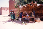 Market women and schoolgirls in Nyala, Darfur