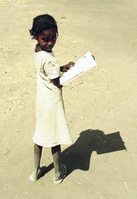 Foto Schulmdchen im Sudan